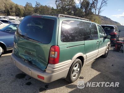 Trzecie zdjęcie samochodu z tyłu: 2000 PONTIAC MONTANA VIN:1GMDX03EXYD186277 - miniatura