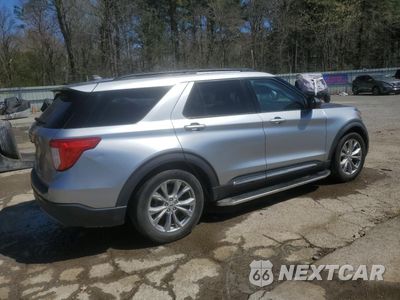 Trzecie zdjęcie samochodu z tyłu: 2021 FORD EXPLORER XLT VIN:1FMSK7DH0MGA91968 - miniatura