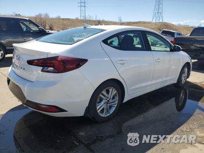 Trzecie zdjęcie samochodu z tyłu: 2020 HYUNDAI ELANTRA SEL VIN:5NPD84LF1LH532463 - miniatura