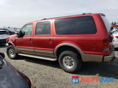 Drugie zdjęcie samochodu z przodu: 2003 FORD EXCURSION EDDIE BAUER VIN:1FMSU45PX3EB66734 - miniatura