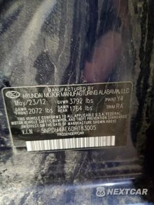 Zdjęcie 13 z 13 samochodu: 2013 HYUNDAI ELANTRA GLS VIN:5NPDH4AE6DH183005 - miniatura