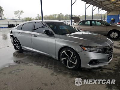 Czwarte zdjęcie samochodu z boku: 2022 HONDA ACCORD SPORT VIN:1HGCV1F30NA116775 - miniatura