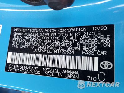 Zdjęcie 13 z 13 samochodu: 2021 TOYOTA COROLLA SE VIN:JTND4MBE1M3122534 - miniatura