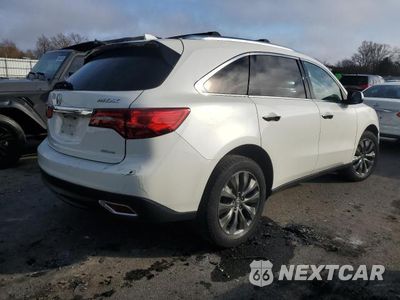 Trzecie zdjęcie samochodu z tyłu: 2016 ACURA MDX TECHNOLOGY VIN:5FRYD4H45GB062929 - miniatura