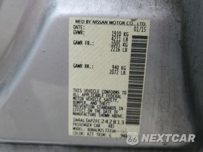 Zdjęcie 12 z 12 samochodu: 2015 NISSAN ALTIMA 2.5 VIN:1N4AL3AP2FC242813 - miniatura