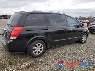 Trzecie zdjęcie samochodu z tyłu: 2008 NISSAN QUEST S VIN:5N1BV28U68N121316 - miniatura
