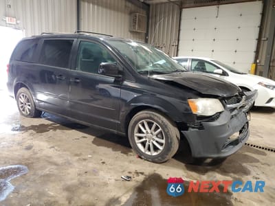 Czwarte zdjęcie samochodu z boku: 2014 DODGE GRAND CARAVAN SXT VIN:2C4RDGCG3ER390005 - miniatura