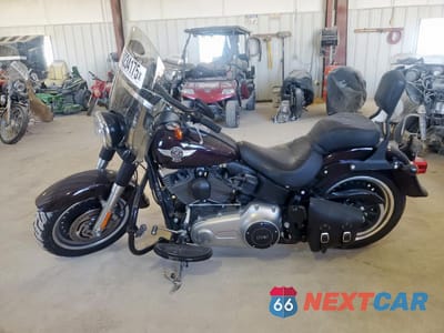Trzecie zdjęcie samochodu z tyłu: 2014 HARLEY-DAVIDSON FLSTFB FATBOY LO VIN:1HD1JNV35EB022037 - miniatura