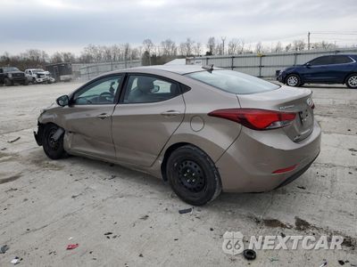 Drugie zdjęcie samochodu z przodu: 2016 HYUNDAI ELANTRA SE VIN:5NPDH4AE1GH763203 - miniatura