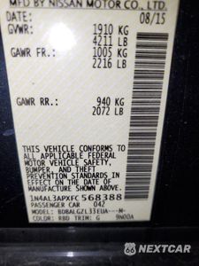 Zdjęcie 12 z 12 samochodu: 2015 NISSAN ALTIMA 2.5 VIN:1N4AL3APXFC568388 - miniatura