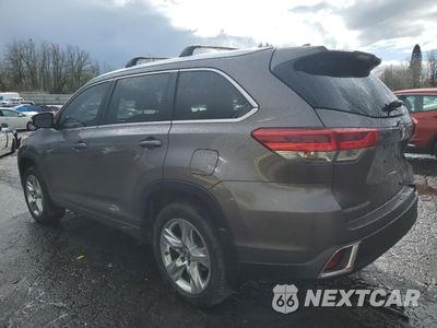Drugie zdjęcie samochodu z przodu: 2019 TOYOTA HIGHLANDER LIMITED VIN:5TDDZRFH2KS969307 - miniatura