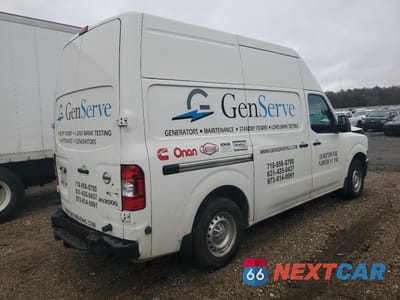 Trzecie zdjęcie samochodu z tyłu: 2021 NISSAN NV 2500 S VIN:1N6BF0LY8MN810457 - miniatura