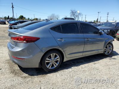 Trzecie zdjęcie samochodu z tyłu: 2018 HYUNDAI ELANTRA SEL VIN:KMHD84LF3JU609686 - miniatura