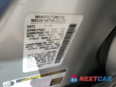 Zdjęcie 16 z 16 samochodu: 2004 INFINITI FX35 VIN:JNRAS08W94X212982 - miniatura