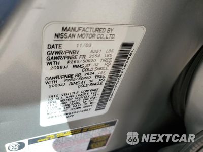 Zdjęcie 16 z 16 samochodu: 2004 INFINITI FX35 VIN:JNRAS08W94X212982 - miniatura