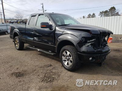 Czwarte zdjęcie samochodu z boku: 2013 FORD F150 SUPER CAB VIN:1FTFX1EF3DKG37063 - miniatura