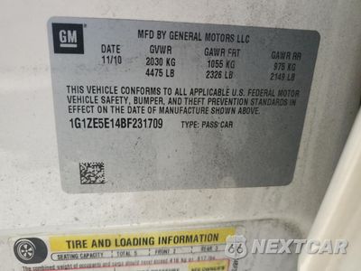 Zdjęcie 12 z 12 samochodu: 2011 CHEVROLET MALIBU LTZ VIN:1G1ZE5E14BF231709 - miniatura