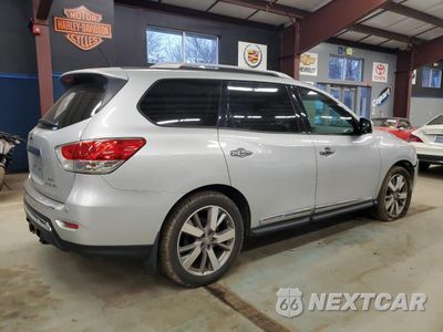 Trzecie zdjęcie samochodu z tyłu: 2015 NISSAN PATHFINDER S VIN:5N1AR2MM3FC639530 - miniatura