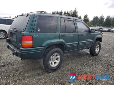Trzecie zdjęcie samochodu z tyłu: 1998 JEEP GRAND CHEROKEE LAREDO VIN:1J4GZ48Y3WC360354 - miniatura