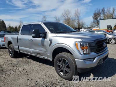 Czwarte zdjęcie samochodu z boku: 2022 FORD F150 SUPERCREW VIN:1FTFW1E87NKD09618 - miniatura
