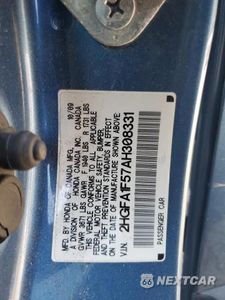 Zdjęcie 12 z 12 samochodu: 2010 HONDA CIVIC VIN:2HGFA1F57AH308331 - miniatura