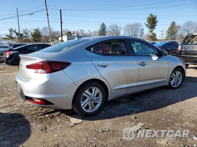Trzecie zdjęcie samochodu z tyłu: 2020 HYUNDAI ELANTRA SEL VIN:5NPD84LF0LH627614 - miniatura