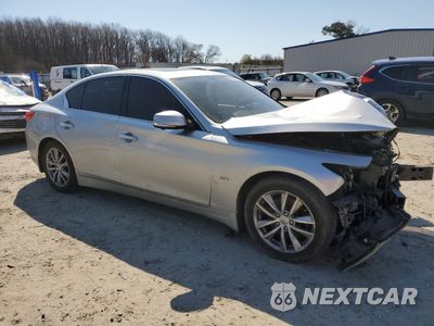Czwarte zdjęcie samochodu z boku: 2017 INFINITI Q50 PREMIUM VIN:JN1EV7AP2HM737445 - miniatura