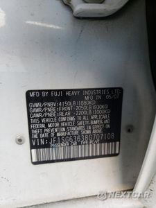 Zdjęcie 15 z 15 samochodu: 2008 SUBARU FORESTER 2.5X VIN:JF1SG63638G707108 - miniatura