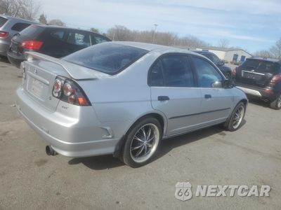 Trzecie zdjęcie samochodu z tyłu: 2004 HONDA CIVIC DX VIN:2HGES15184H509098 - miniatura