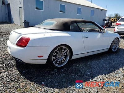 Trzecie zdjęcie samochodu z tyłu: 2010 BENTLEY CONTINENTAL GTC SPEED VIN:SCBDP3ZA1AC064402 - miniatura
