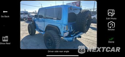 Trzecie zdjęcie samochodu z tyłu: 2015 JEEP WRANGLER SPORT VIN:1C4AJWAG7FL722925 - miniatura