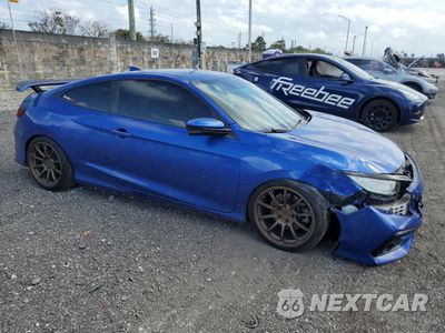 Czwarte zdjęcie samochodu z boku: 2020 HONDA CIVIC SI VIN:2HGFC3A5XLH751816 - miniatura