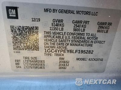 Zdjęcie 13 z 13 samochodu: 2020 CHEVROLET SILVERADO K2500 HEAVY DUTY LTZ VIN:1GC4YPEY6LF195282 - miniatura