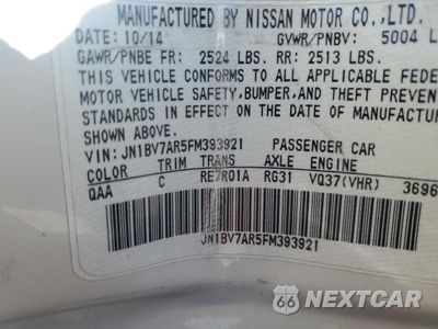 Zdjęcie 13 z 13 samochodu: 2015 INFINITI Q50 BASE VIN:JN1BV7AR5FM393921 - miniatura