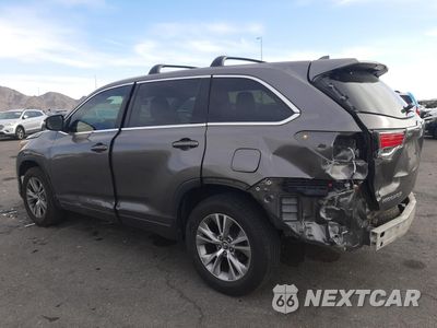 Drugie zdjęcie samochodu z przodu: 2016 TOYOTA HIGHLANDER LE VIN:5TDZKRFH6GS174021 - miniatura