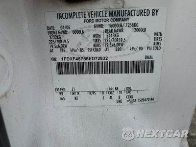 Zdjęcie 13 z 13 samochodu: 2006 FORD F450 SUPER DUTY VIN:1FDXF46P66ED72832 - miniatura