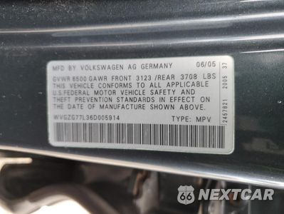 Zdjęcie 13 z 13 samochodu: 2006 VOLKSWAGEN TOUAREG 3.2 VIN:WVGZG77L36D005914 - miniatura