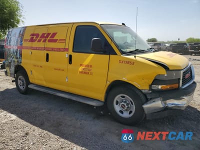 Czwarte zdjęcie samochodu z boku: 2019 GMC SAVANA G2500 VIN:1GTW7AFG7K1302463 - miniatura