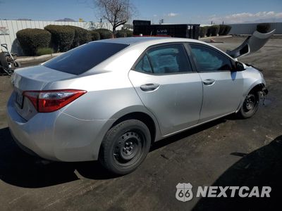Trzecie zdjęcie samochodu z tyłu: 2014 TOYOTA COROLLA L VIN:2T1BURHE0EC056115 - miniatura