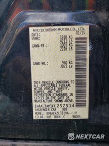 Zdjęcie 12 z 12 samochodu: 2015 NISSAN ALTIMA 2.5 VIN:1N4AL3AP1FC257514 - miniatura