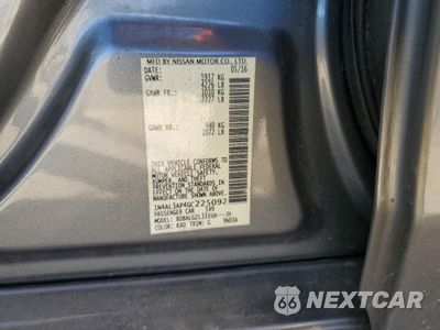 Zdjęcie 12 z 12 samochodu: 2016 NISSAN ALTIMA 2.5 VIN:1N4AL3AP4GC225092 - miniatura