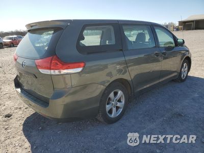Trzecie zdjęcie samochodu z tyłu: 2012 TOYOTA SIENNA VIN:5TDZK3DC6CS270651 - miniatura