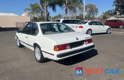 Trzecie zdjęcie samochodu z tyłu: 1989 BMW 635 CSI AUTOMATIC VIN:WBAEC841XK3268986 - miniatura