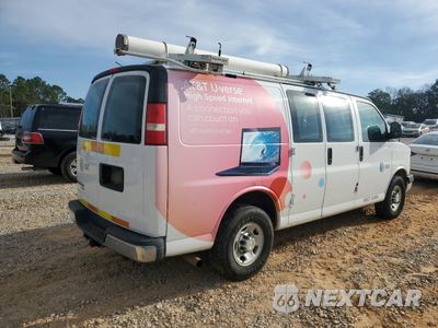 Trzecie zdjęcie samochodu z tyłu: 2014 CHEVROLET EXPRESS G2500 VIN:1GCWGFCAXE1915145 - miniatura