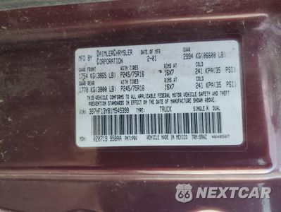 Zdjęcie 12 z 12 samochodu: 2001 DODGE RAM 1500 VIN:3B7HF13Y81M545399 - miniatura