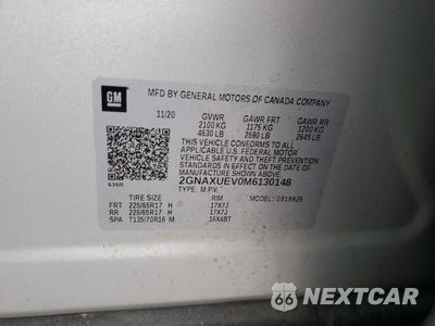 Zdjęcie 13 z 13 samochodu: 2021 CHEVROLET EQUINOX LT VIN:2GNAXUEV0M6130148 - miniatura