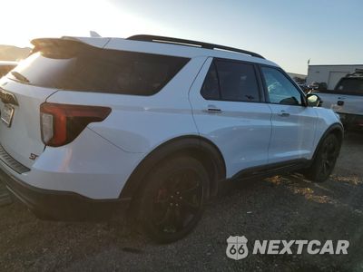 Trzecie zdjęcie samochodu z tyłu: 2020 FORD EXPLORER ST VIN:1FM5K8GC6LGB16289 - miniatura