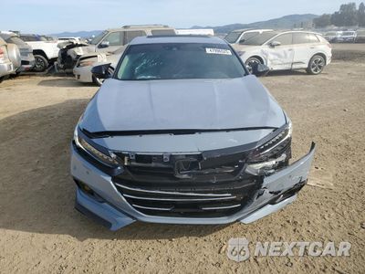 Piąte zdjęcie samochodu w środku: 2022 HONDA ACCORD TOURING HYBRID VIN:1HGCV3F90NA003232 - miniatura