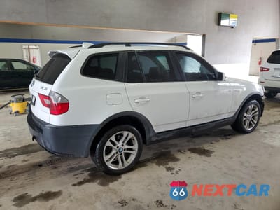 Trzecie zdjęcie samochodu z tyłu: 2005 BMW X3 3.0I VIN:WBXPA934X5WD13064 - miniatura