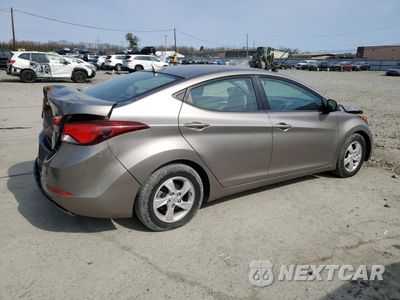 Trzecie zdjęcie samochodu z tyłu: 2014 HYUNDAI ELANTRA SE VIN:5NPDH4AE9EH497734 - miniatura